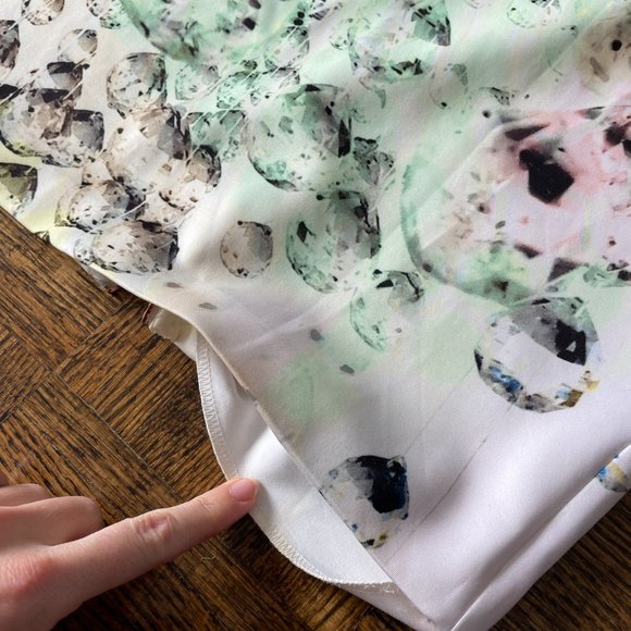 Ted Baker Pencil Skirt with Exposed Zip Back (fits like a 4-6) - Picture 3 of 3